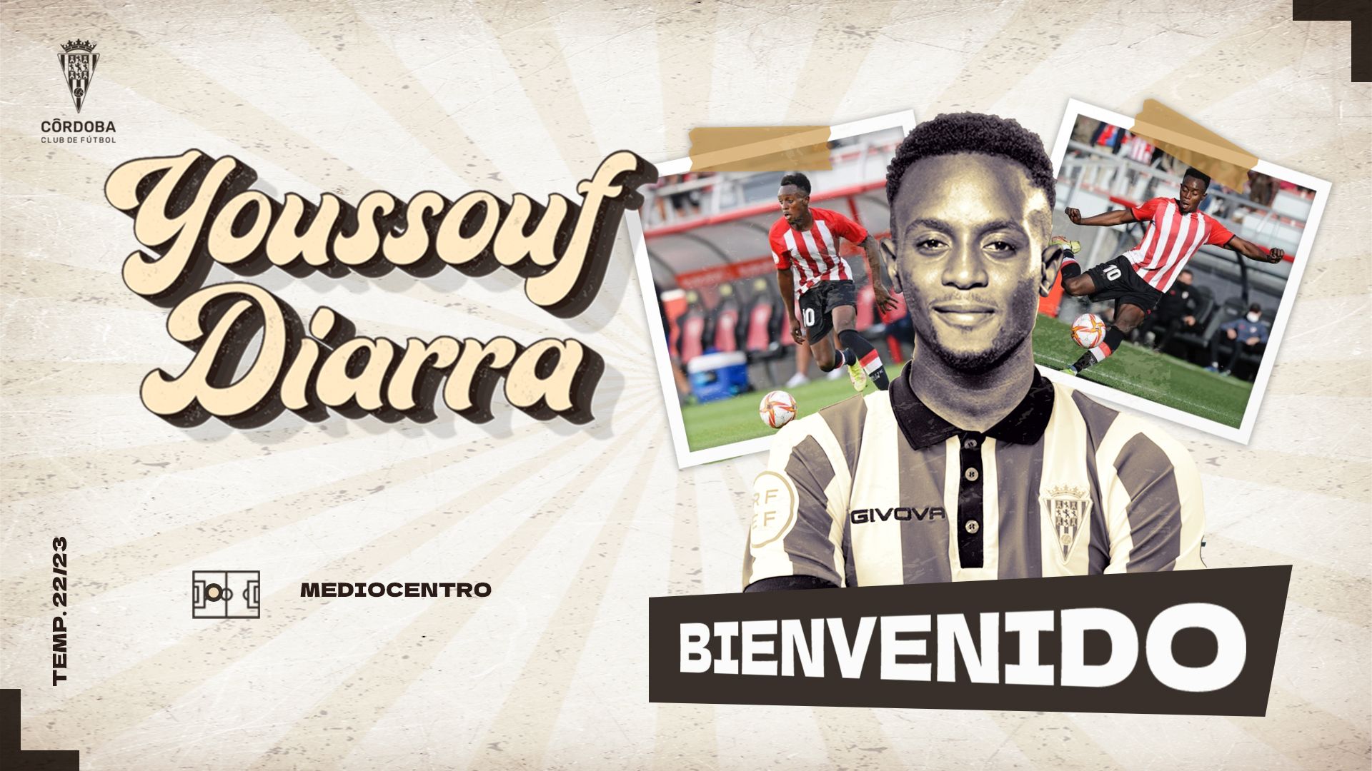 Youssouf Diarra, nuevo jugador del Córdoba CF