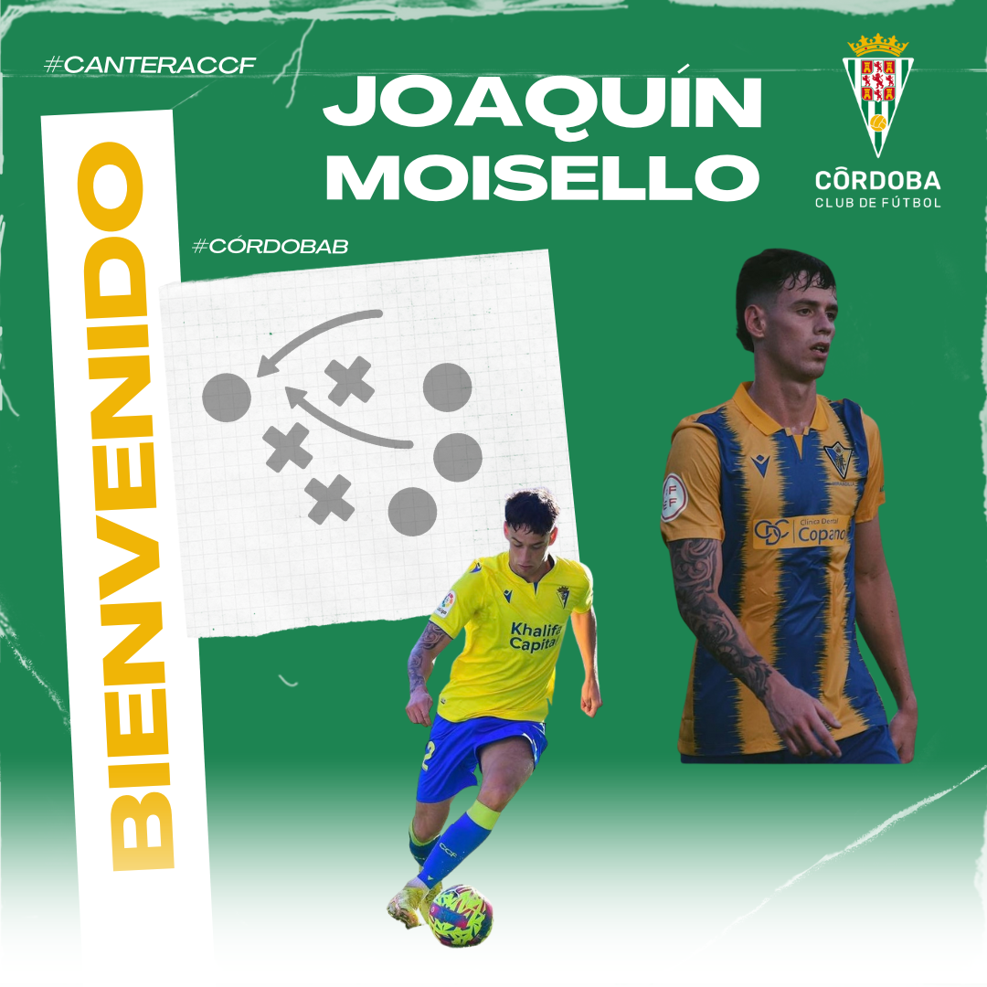 Joaquín Moisello, nuevo jugador del Córdoba B