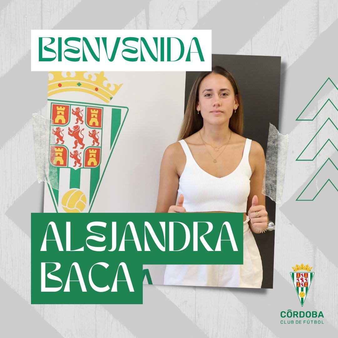 Alejandra Baca, nueva jugadora del Córdoba CF Femenino