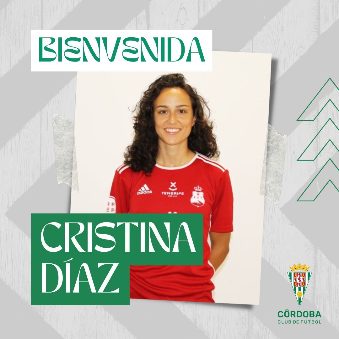 Cristina Díaz, nueva jugadora del Córdoba CF Femenino