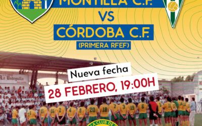 El aplazado Montilla CF – Córdoba CF se jugará el 28 de febrero