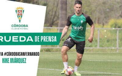 Rueda de prensa de Kike Márquez previa al Córdoba CF – San Fernando