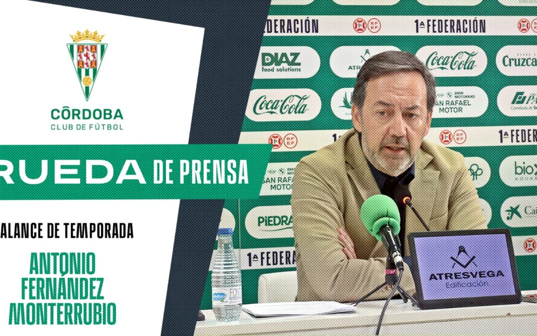 Balance de temporada de Antonio Fernández Monterrubio tras el ascenso